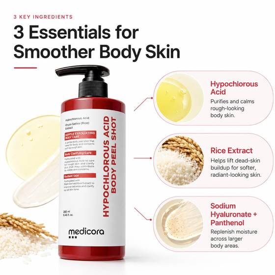 Key ingredients: hypochlorous acid, rice extract, sodium hyaluronate and panthenol